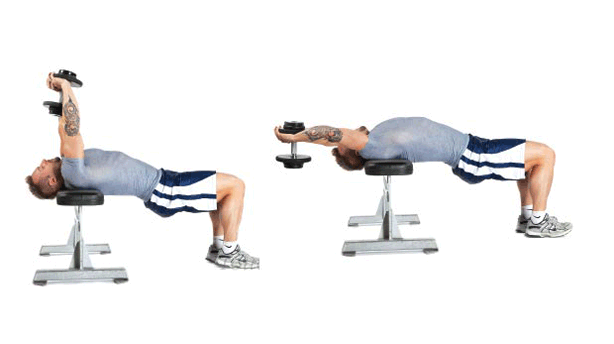 Dumbbell pullover